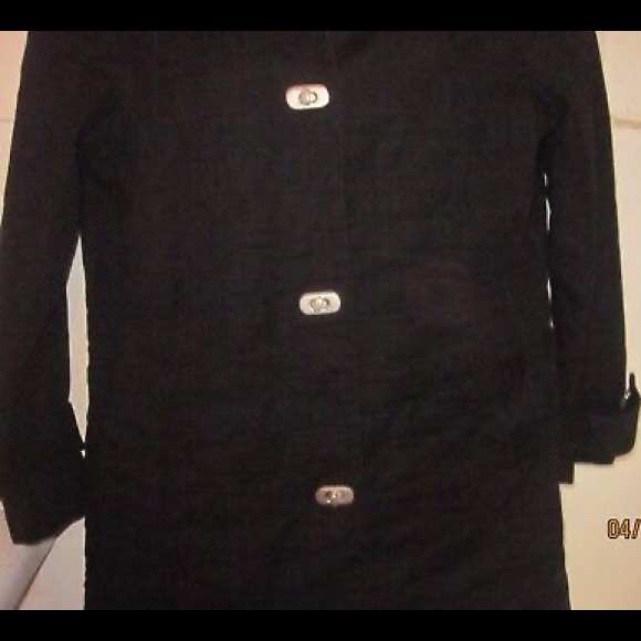 George Cotton Trench coat jacket size M Classic - Picture 2 of 12